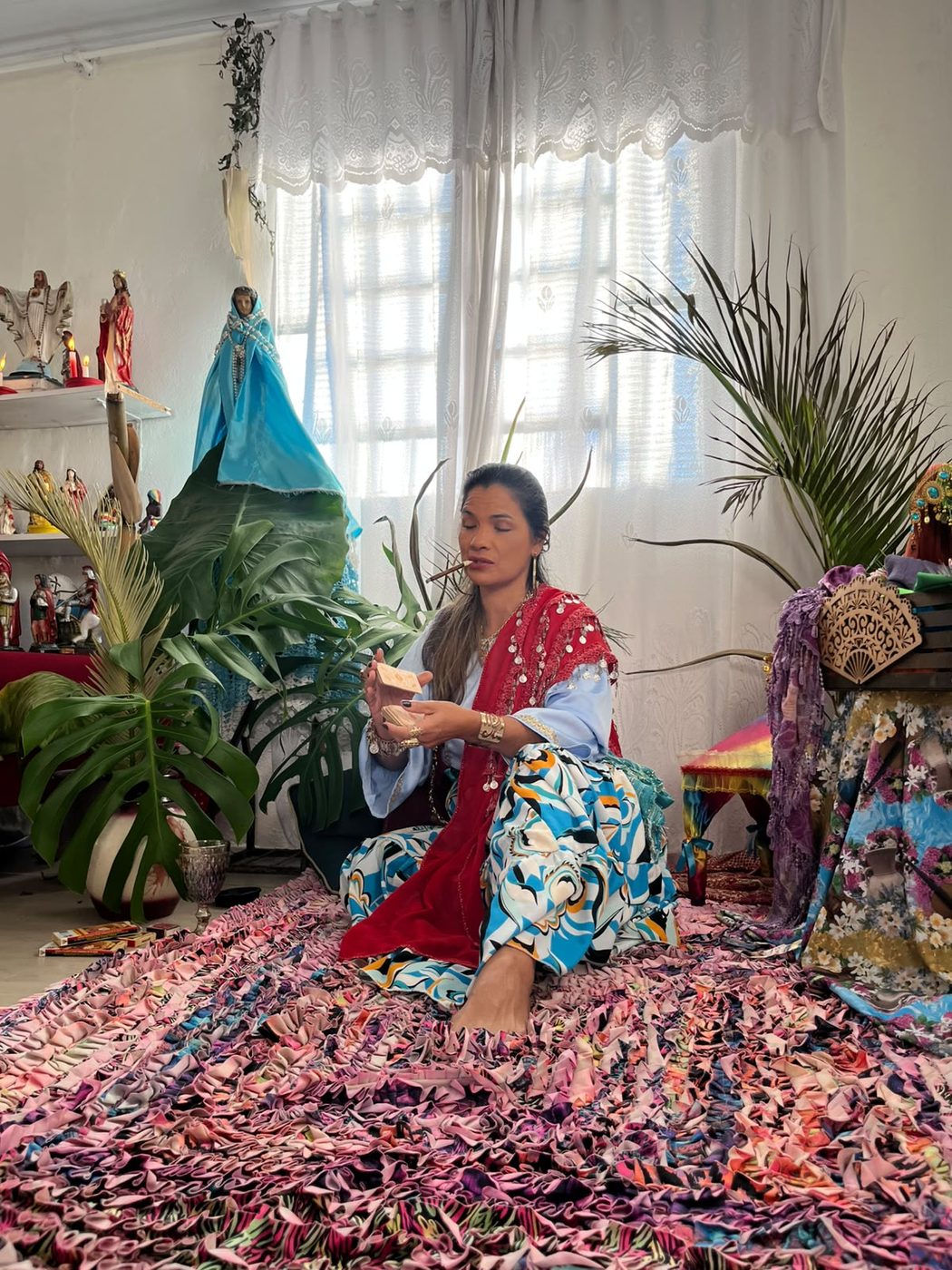 Linha dos Ciganos do Oriente na terreira
